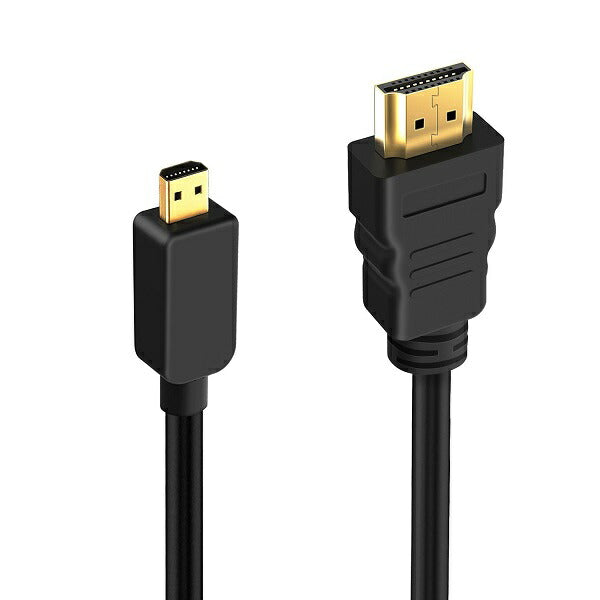 Micro HDMI ケーブル 1.5m 金メッキ 変換 4K対応 マイクロHDMI スマホなど