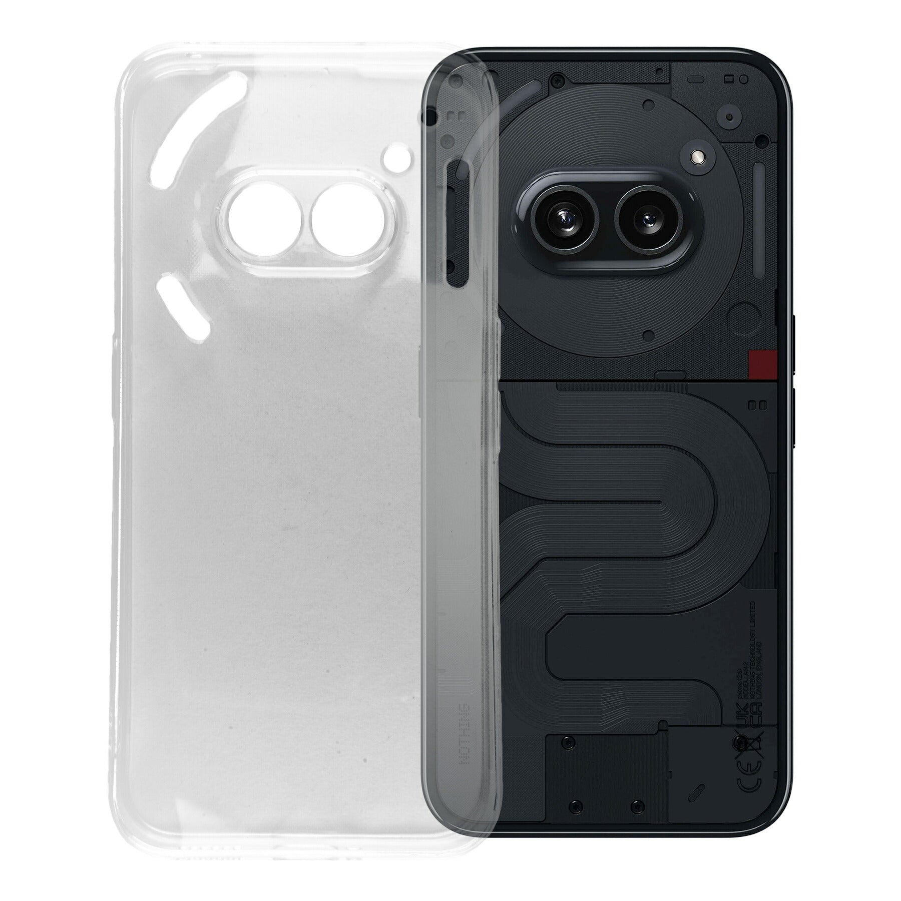 Nothing Phone (2a) ケース クリア TPU ソフト カバー ナッシング シンプル ケース スマホ 衝撃吸収 透明 クリア シリコン 耐衝撃 保護