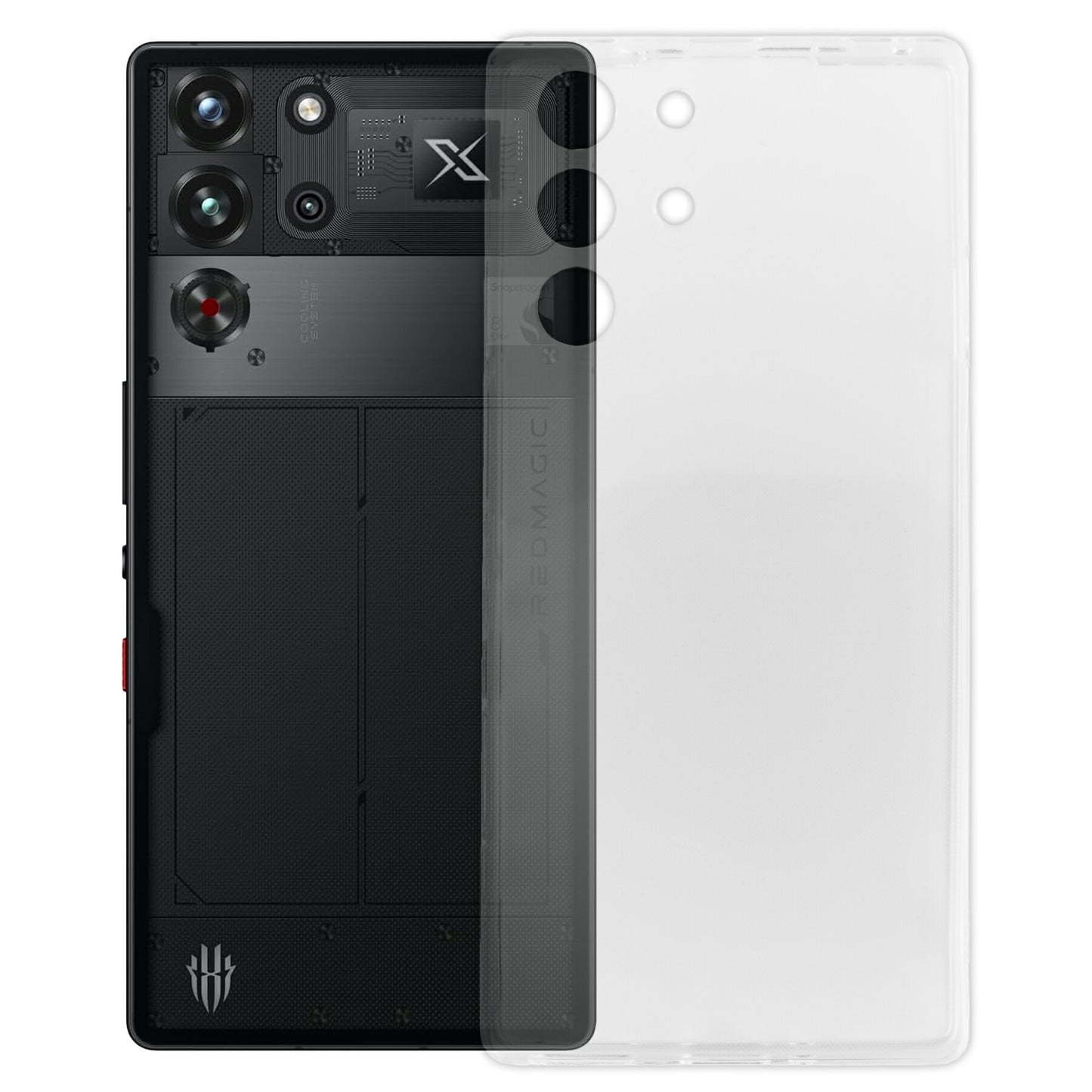 Nubia REDMAGIC 10 Pro ケース クリア TPU ソフト カバー ヌビア SIMフリー シンプル ケース スマホ 衝撃吸収 透明 クリア シリコン 耐衝撃 保護