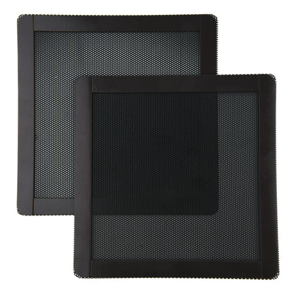 防塵 フィルタ 2枚入り パソコン 自作 PC ケース ゲーミングPC ファン マグネット 埃 掃除 PVC プラスチック素材 アクセサリ