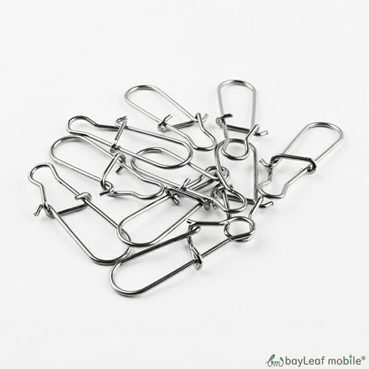 クイックスナップ 10個セット 釣り具 仕掛け ステンレス #0 #1 #2 #3 #4 釣り用品 釣具 便利 フィッシング 釣り