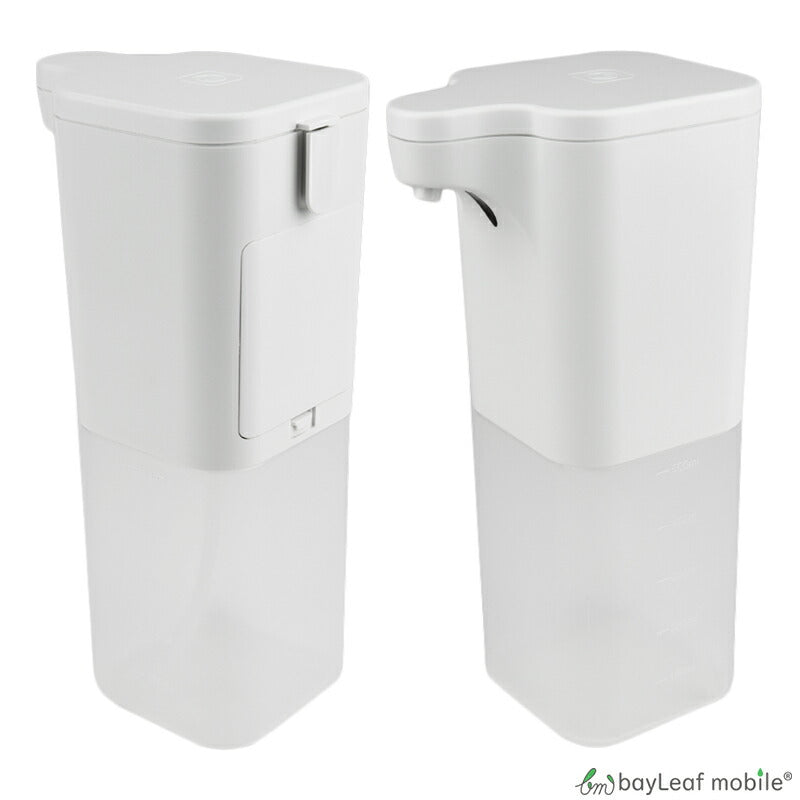 ソープディスペンサー ハンドソープ 泡 センサー式 防水 アルコール 消毒液 IPX4 自動 500ml キッチン 台所 洗面 化粧 トイレ 病院 学校 電池式