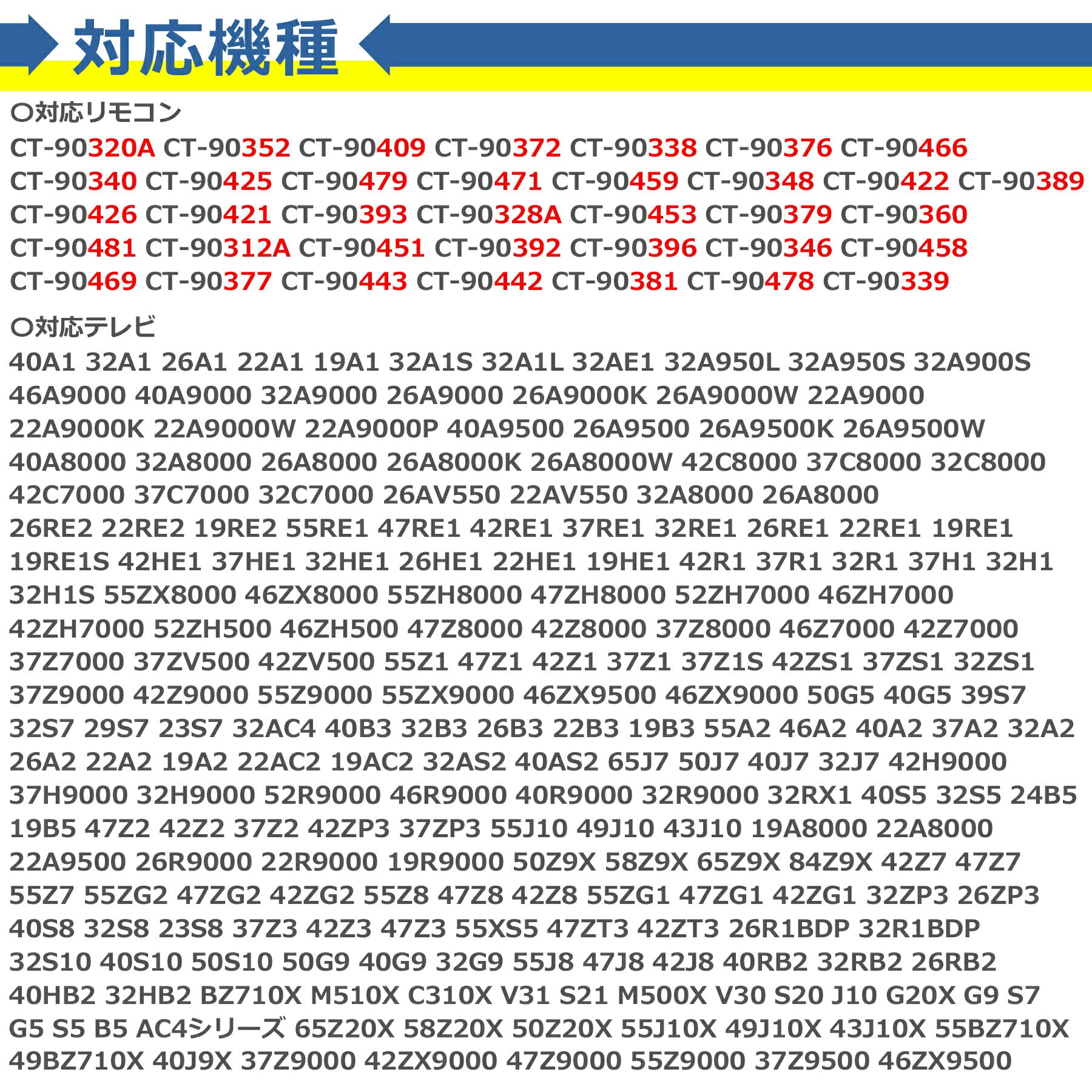テレビ リモコン TO-90348 東芝 レグザ 多機種 互換 簡単操作 シンプル 設定不要 すぐに使える TOSHIBA REGZA 代替 代用 機種 故障 買い替え 交換 液晶 電池別売