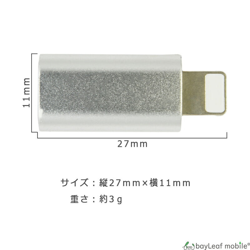TypeC iPhone 変換 アダプタ 充電 データ転送 ミニサイズ 便利 オス メス アイフォン タイプC スマホ タブレット