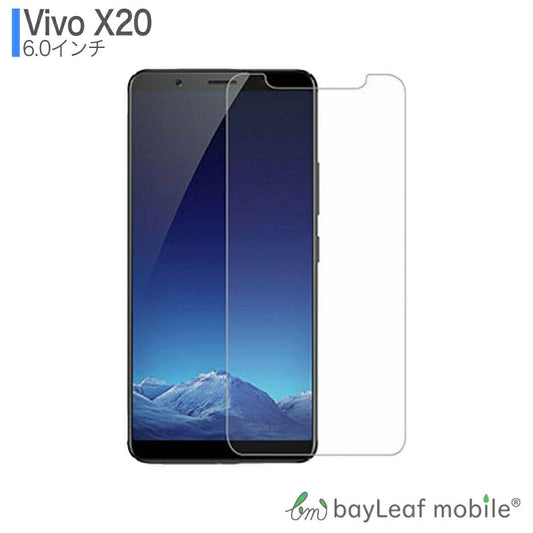 Vivo X20 ヴィヴォ フィルム ガラスフィルム 液晶保護フィルム クリア シート 硬度9H 飛散防止 簡単 貼り付け