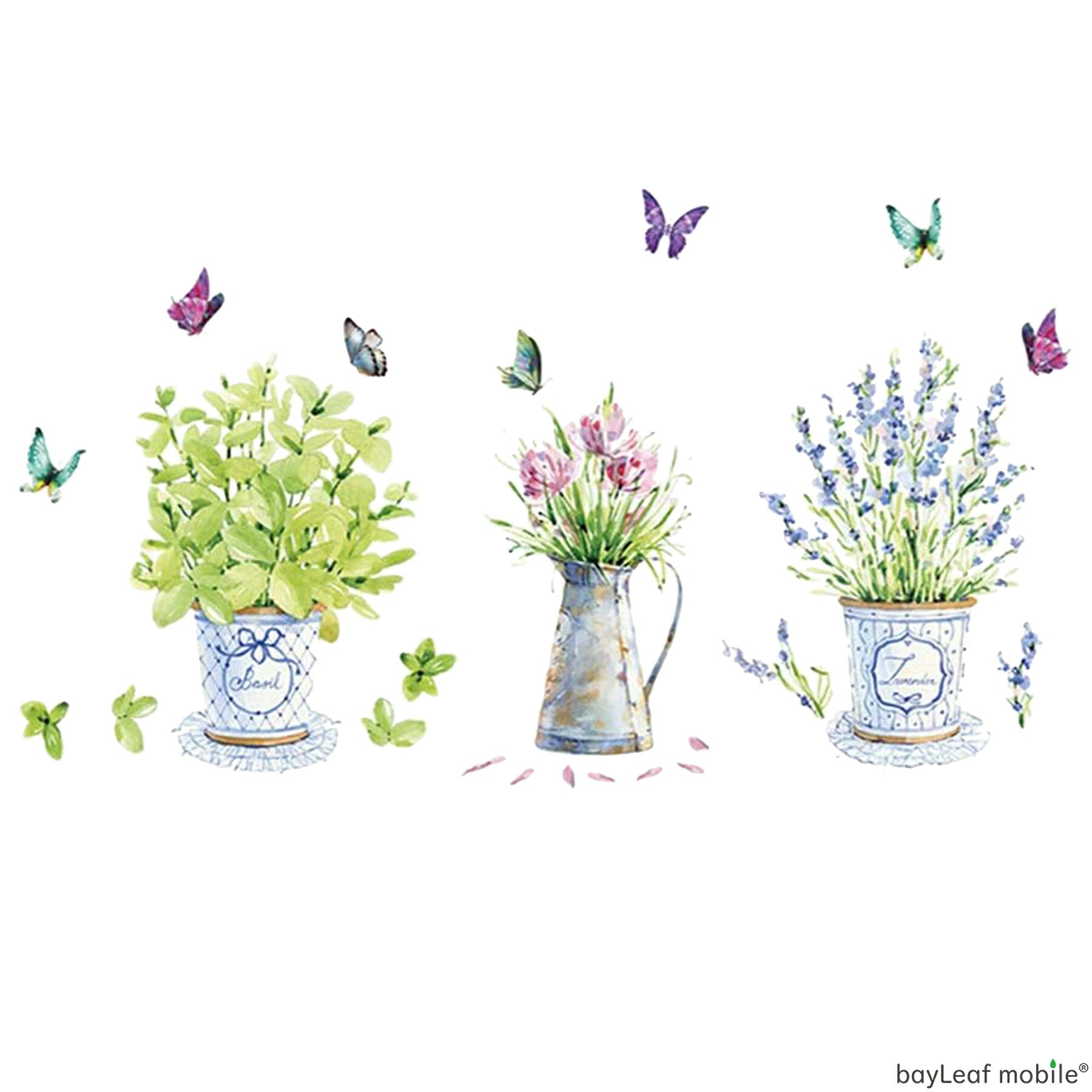ウォールステッカー 壁紙 シール 花 植木鉢 フラワー グリーン ウォールペーパー シール 模様替え 剥がせる お洒落 可愛い 植物 子供部屋 インテリア