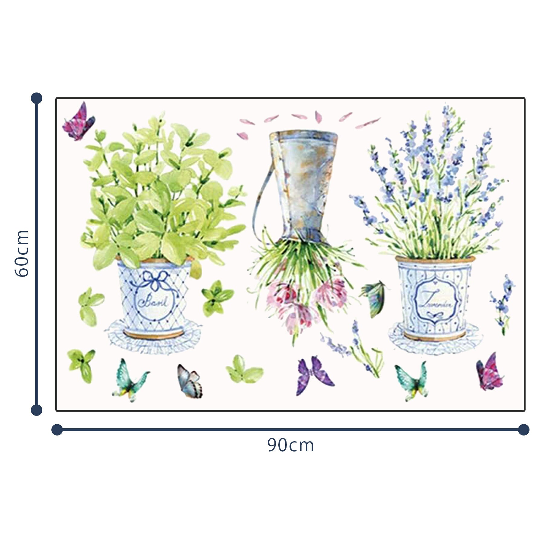 ウォールステッカー 壁紙 シール 花 植木鉢 フラワー グリーン ウォールペーパー シール 模様替え 剥がせる お洒落 可愛い 植物 子供部屋 インテリア