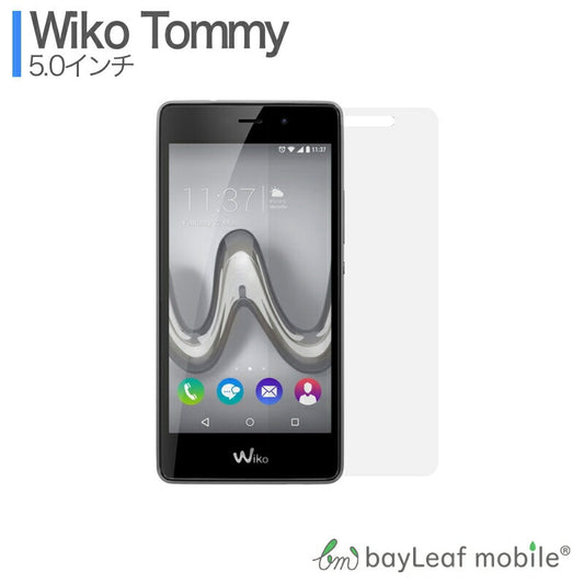 Wiko Tommy 専用 Glass フィルム ガラスフィルム 液晶保護フィルム クリア シート 硬度9H 飛散防止 簡単 貼り付け
