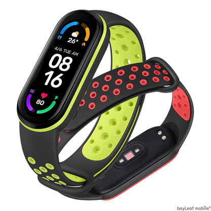 Xiaomi Mi Band 7 6 5 交換 バンド シリコン ベルト スポーツ シャオミ 腕時計 スマートウォッチ 替えベルト 調節 交換用 時計 耐水 カジュアル オシャレ 装着簡単