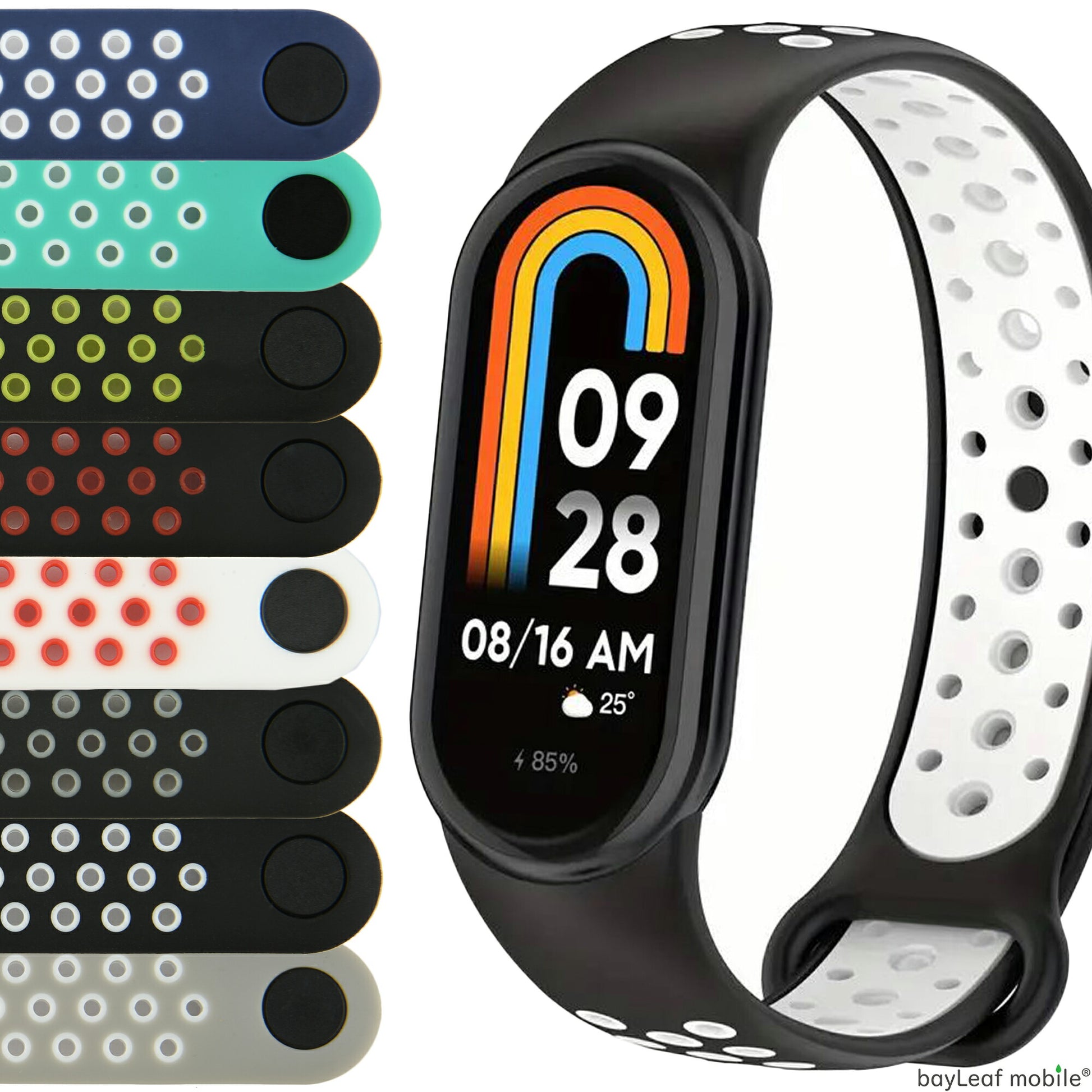 Xiaomi Smart Mi Band 8 交換 バンド シリコン ベルト スポーツ シャオミ 腕時計 スマートウォッチ 替えベルト 調節 交換用 時計 耐水 カジュアル オシャレ 装着