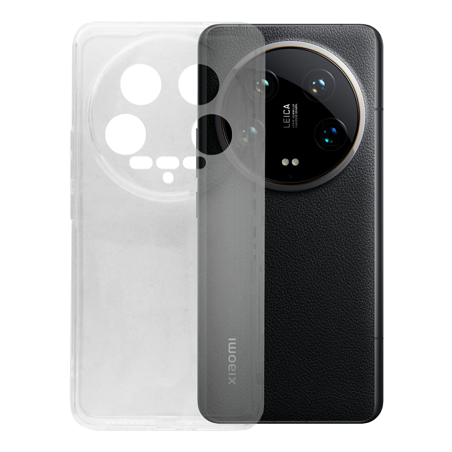 Xiaomi 14 Ultra ケース カバー 小米 シャオミ シンプル ケース スマホ 衝撃吸収 透明 クリア シリコン ソフト ケース TPU 耐衝撃 保護