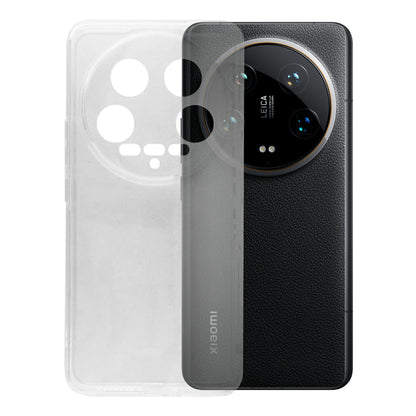 Xiaomi 14 Ultra ケース カバー 小米 シャオミ シンプル ケース スマホ 衝撃吸収 透明 クリア シリコン ソフト ケース TPU 耐衝撃 保護