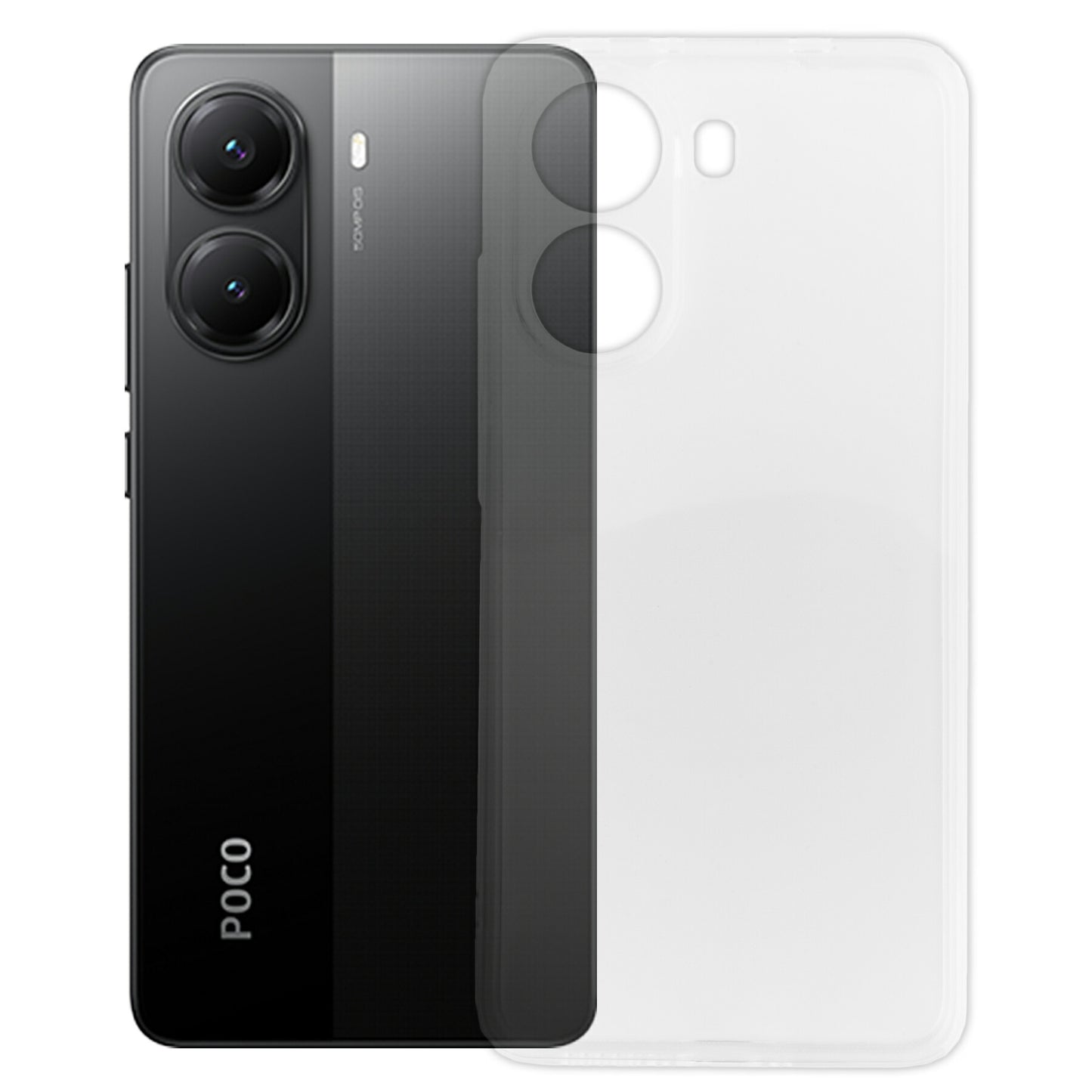 Xiaomi POCO X7 Pro ケース クリア TPU ソフト カバー 小米 シャオミ SIMフリー シンプル ケース スマホ 衝撃吸収 透明 クリア シリコン 耐衝撃 保護