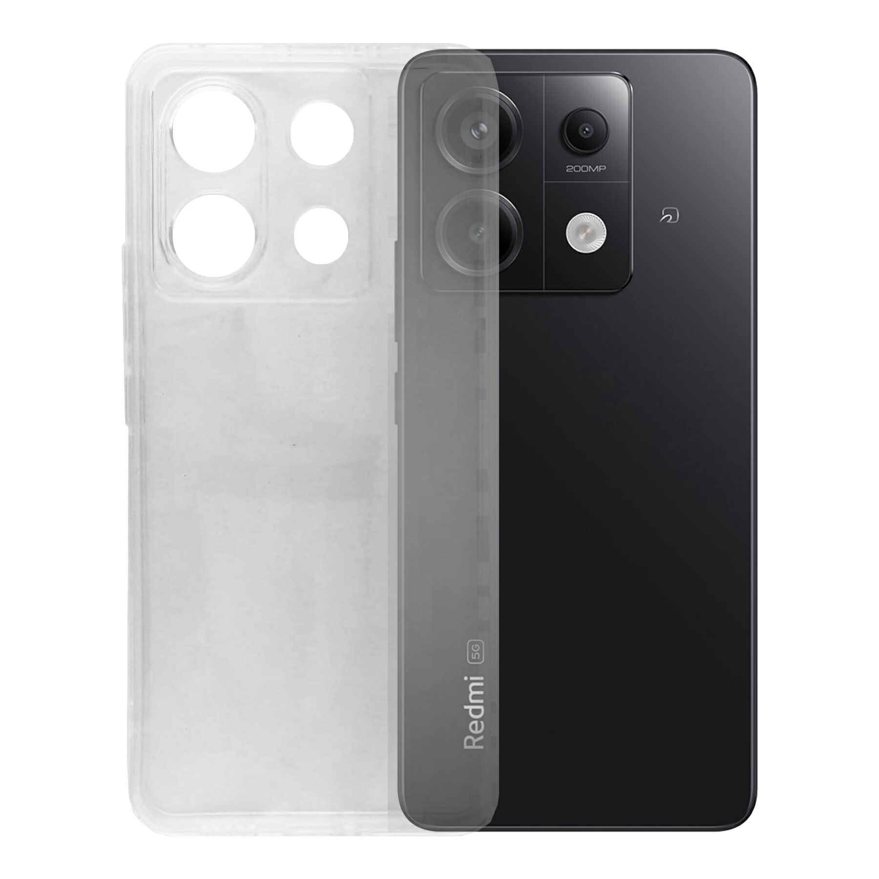 Xiaomi Redmi Note 13 Pro ケース カバー 小米 シャオミ シンプル ケース スマホ 衝撃吸収 透明 クリア シリコン ソフト ケース TPU 耐衝撃 保護