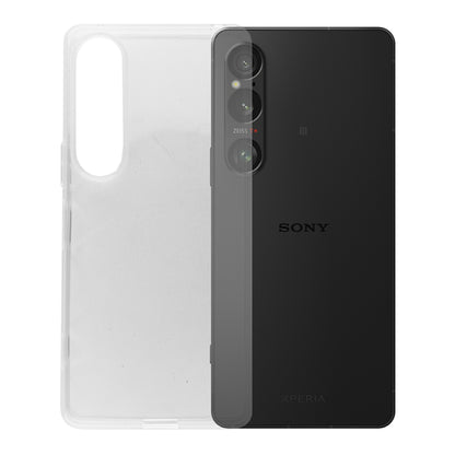 Xperia1 VI SO-51E SOG13 XQ-EC44 ケース カバー TPU クリアケース エクスペリア1 マーク6 ケース シンプル スマホ 衝撃吸収 透明 クリア シリコン ソフト ケース TPU 耐衝撃 保護