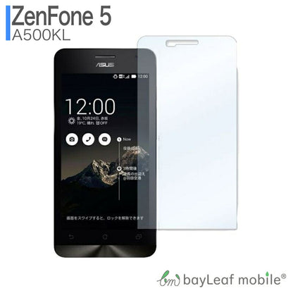 Zenfone5 A500KL ゼンフォン5 フィルム ガラスフィルム 液晶保護フィルム クリア シート 硬度9H 飛散防止 簡単 貼り付け