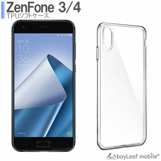 Zenfone3 4 ZE520KL ZE554KL ケース カバー コンパクト スリム  ゼンフォン クリア 衝撃吸収 透明 シリコン ソフトケース TPU 耐衝撃 保護
