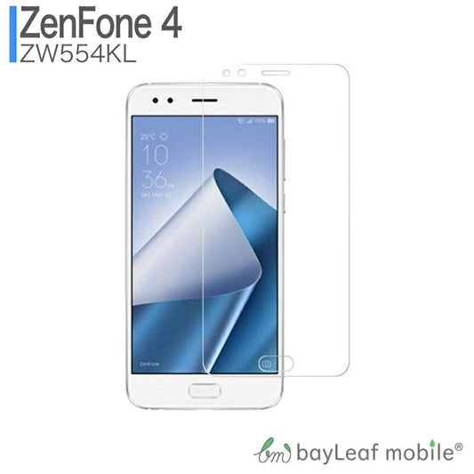 ZenFone4 ZE554KL 5.5インチ ゼンフォン フィルム ガラスフィルム 液晶保護フィルム クリア シート 硬度9H 飛散防止 簡単 貼り付け